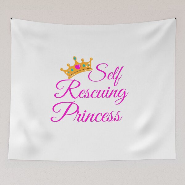 Item preview, Self Rescuing Princess, Female Empowerment Gift, crown princess designed and sold by trendyshopy.