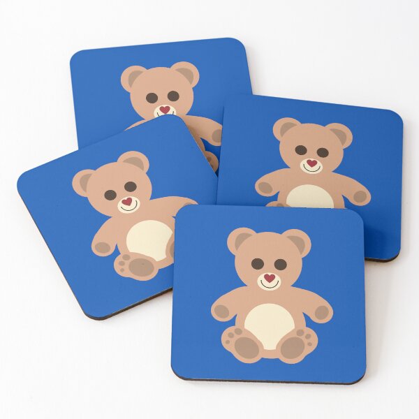 Item preview, Happy Teddy Bear - Blue designed and sold by Navarino.