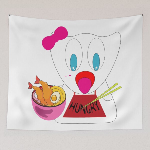 Item preview, hungry ghost  owl funny hungry girl ghost  designed and sold by AZEM-ST.
