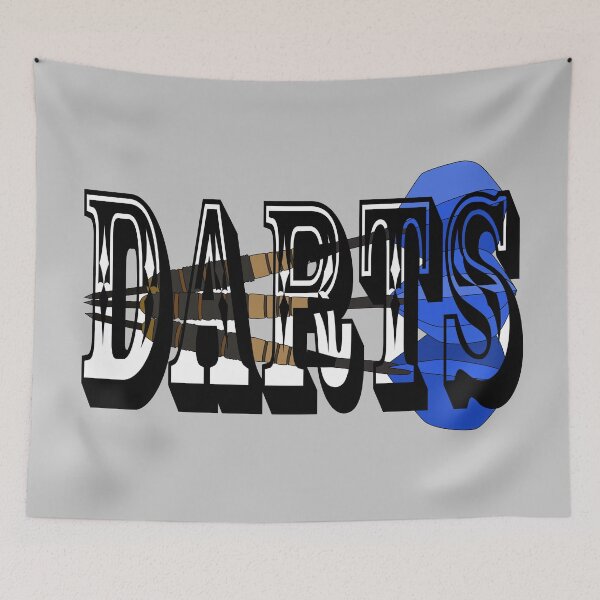 Item preview, Darts sport drawing designed and sold by Blondiabshop.