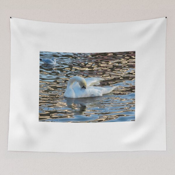 Item preview, Mute Swan on the River Exe at Exeter Edit designed and sold by Dorset Girl.