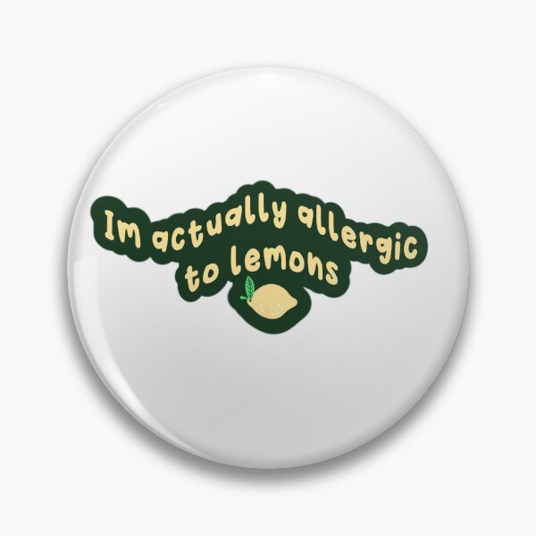 Item preview, Allergic to Lemons illustration designed and sold by LINNEAWALLSTEN.
