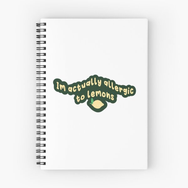 Item preview, Allergic to Lemons illustration designed and sold by LINNEAWALLSTEN.