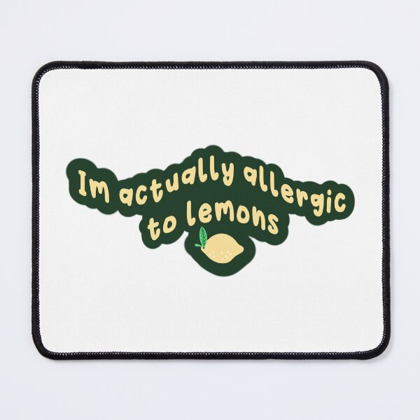 Item preview, Allergic to Lemons illustration designed and sold by LINNEAWALLSTEN.