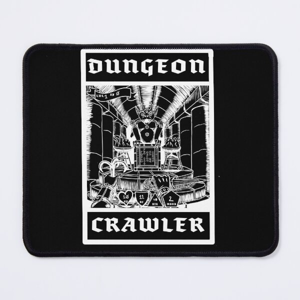 Item preview, Dungeon Crawler: Thief (white line) designed and sold by Gautam Sheoran.