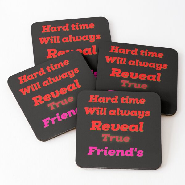 Item preview, Hard time will always reveal true friends designed and sold by hagrashraf.