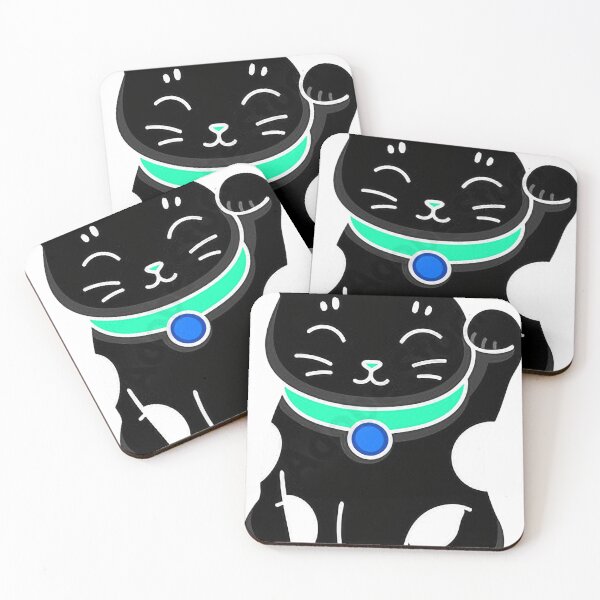 Item preview, Kawaii Black Cat Japanese designed and sold by RyanCaudell.