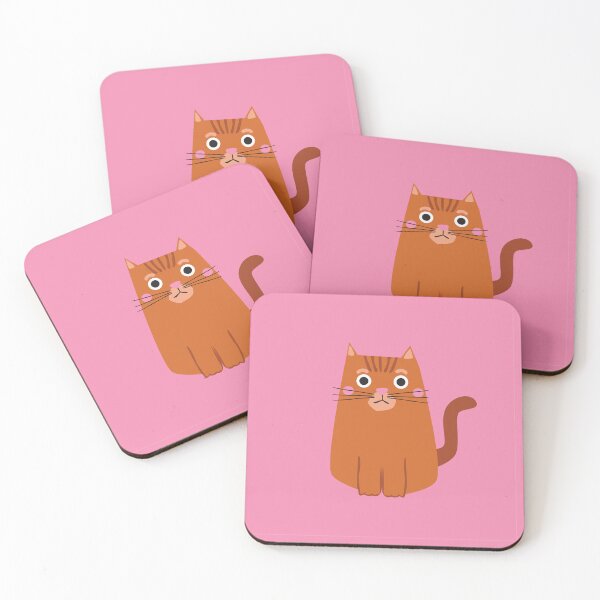 Item preview, Startled Cat - Pink designed and sold by Navarino.