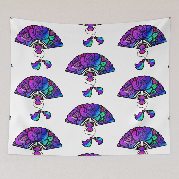 Item preview, colorful fan designed and sold by Ulyana  Trehubava.
