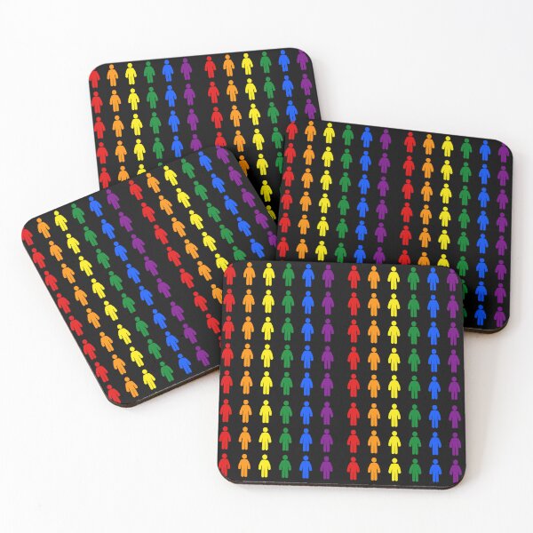 Item preview, Colorful rainbow people designed and sold by BeRudeShop.