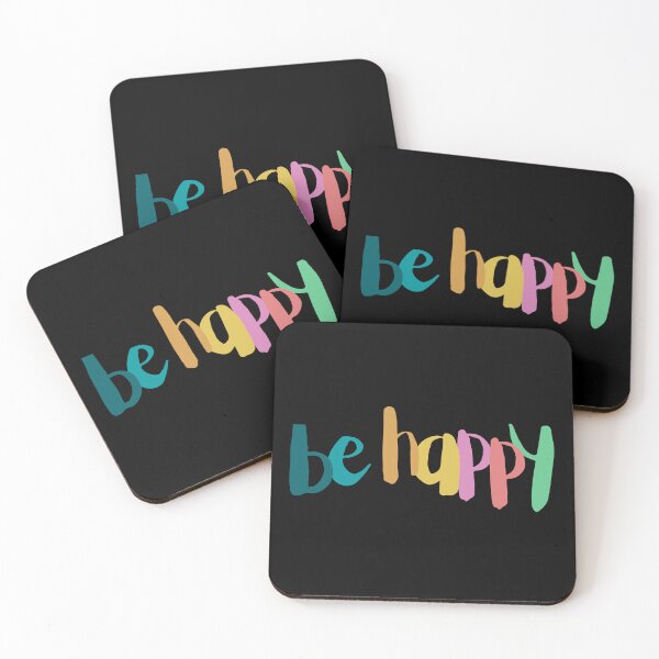 Item preview, Be happy | happiness | rainbow  designed and sold by Vicsdesignsart.