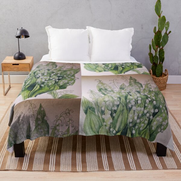 Item preview, Lily of the valley watercolour painting designed and sold by esvb.