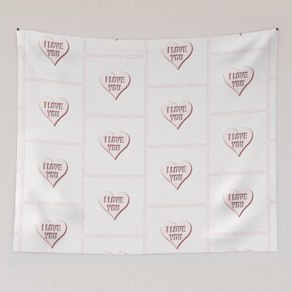 Item preview, I Love You! Rose Gold Metal Heart with Pattern designed and sold by PawsitiveMum.