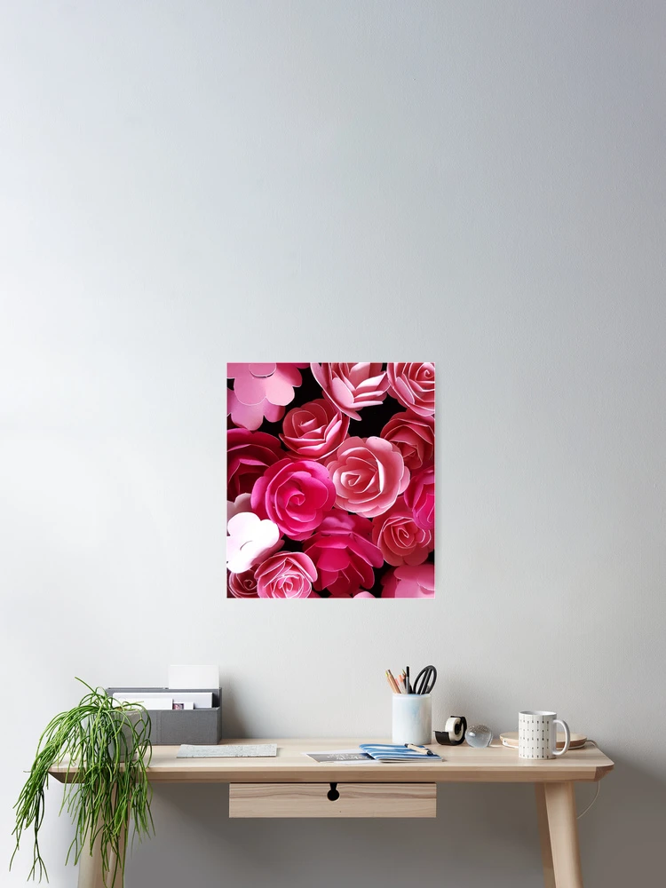 Thumbnail 2 of 3, Poster, Paper Roses designed and sold by DN Shop ★★★★★.