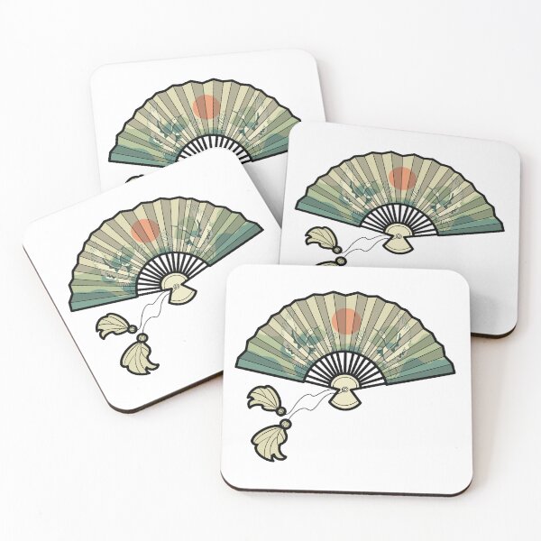 Item preview, fan with cranes designed and sold by Ulyana  Trehubava.
