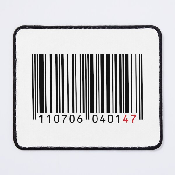 Item preview, Agent 47 Barcode - Black designed and sold by Truffle Shnuffle.