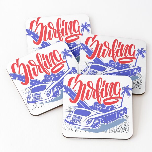 Item preview, Summer Surf - Surfing California - Classic Car designed and sold by davidmurtagh.