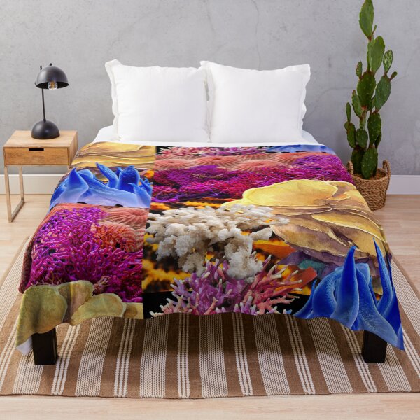 Item preview, Bright Colorful Digital Photo Collage Ocean Corals Design designed and sold by EarthArtDesigns.