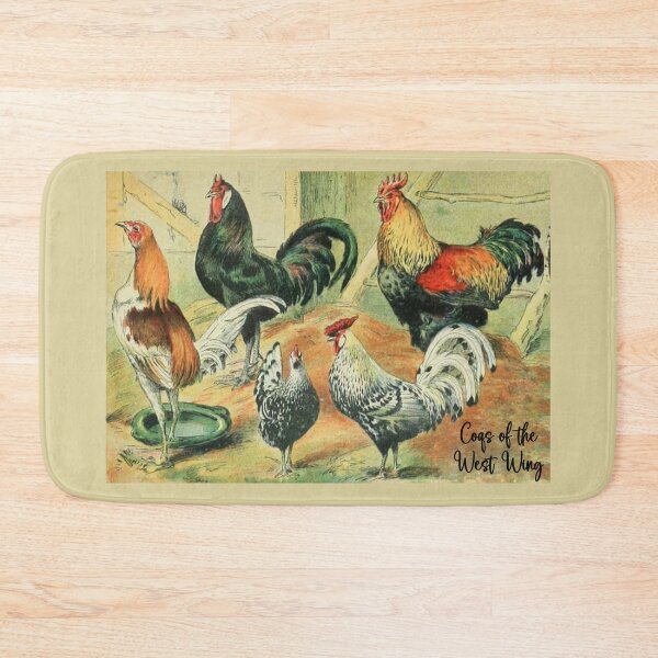 Item preview, Coqs Of The West Wing - Millot Oiseaux Vintage Revised Illustration designed and sold by molamode.