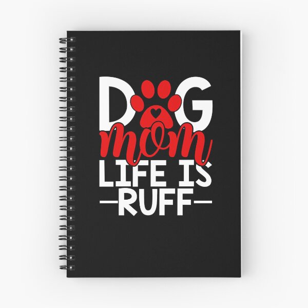 Item preview, Dog Mum Life is Ruff Animal Dog Lover Red Design, Funny Dog Mum Saying Valentines Day designed and sold by PrintOfi.