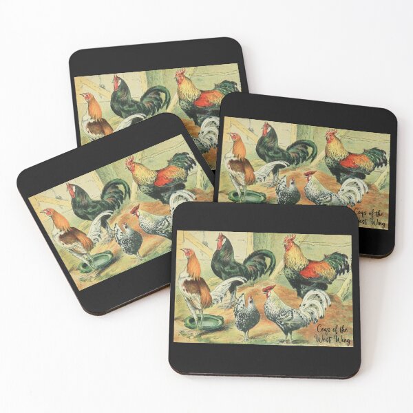 Item preview, Coqs Of The West Wing - Millot Oiseaux Vintage Revised Illustration designed and sold by molamode.