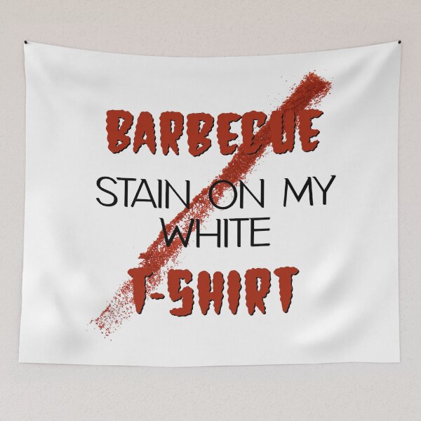 Item preview, Barbecue stain on my white t-shirt designed and sold by fadouades.