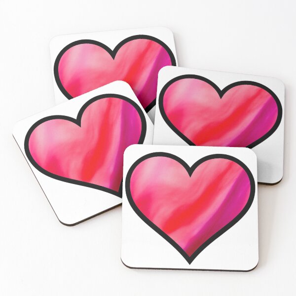 Item preview, Red Watercolor Heart designed and sold by BuzzySpaceBee.