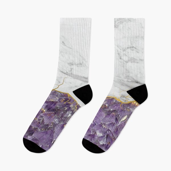 Item preview, White Marble and Amethyst  designed and sold by BanksyNB.