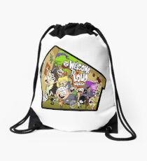 Welcome to the Loud House Drawstring Bag