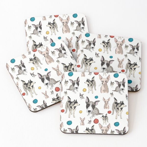 Item preview, playtime dogs designed and sold by BigAndBug.