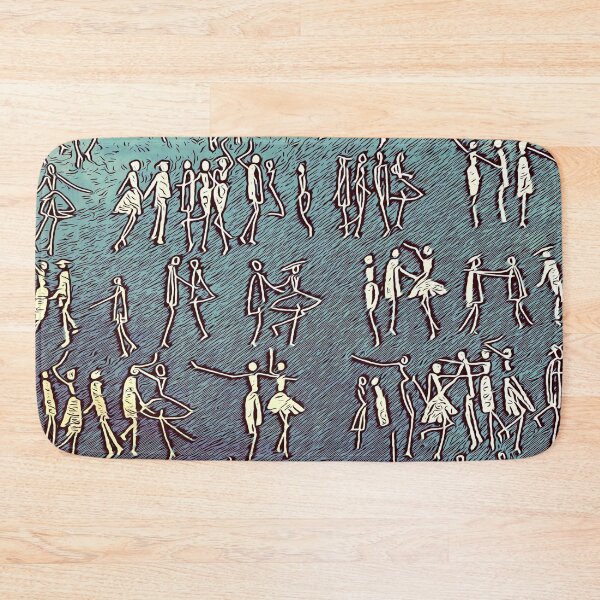 Item preview, Dancer Print Blue designed and sold by MediaArtbyMara.