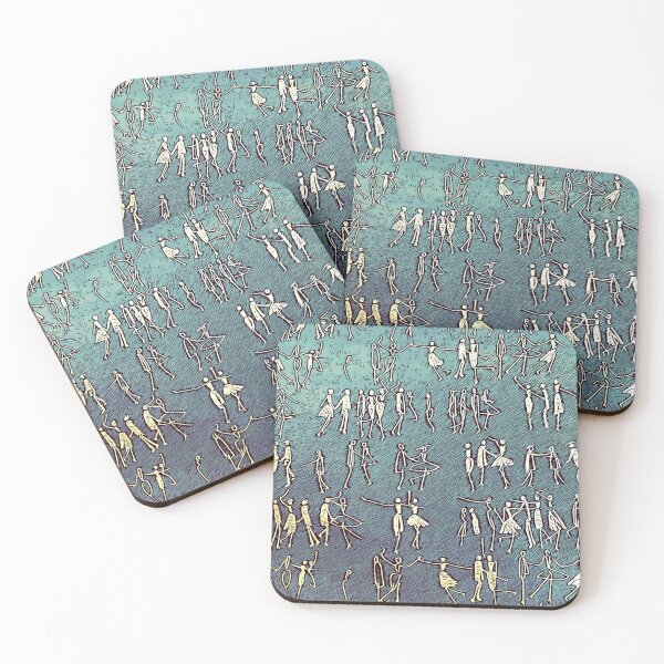 Item preview, Dancer Print Blue designed and sold by MediaArtbyMara.