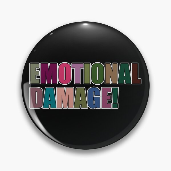 Item preview, Emotional Damage Multicolor Text designed and sold by RaybenMedia.
