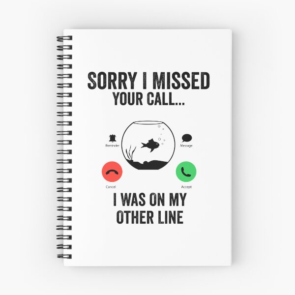 Item preview, Funny Sorry I Missed Your Call Was On Other Line, Aquarium Keeping gift  designed and sold by teesBYAlioui.