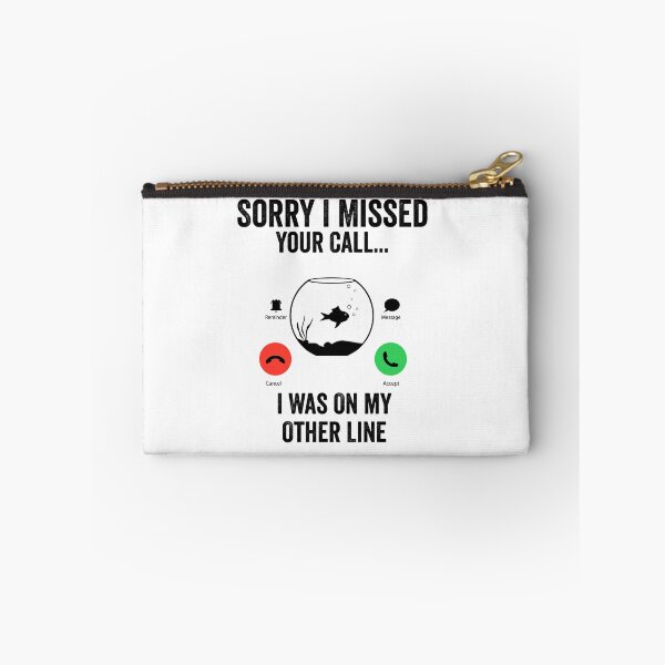 Item preview, Funny Sorry I Missed Your Call Was On Other Line, Aquarium Keeping gift  designed and sold by teesBYAlioui.