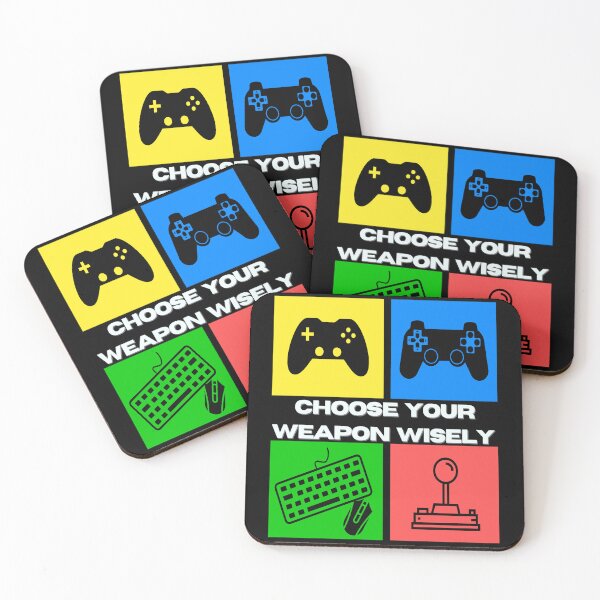 Item preview, Choose your weapon / controller. Funny, gaming meme. designed and sold by AEROSPACE-IND.