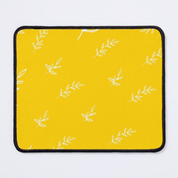 Item preview, Yellow and White Leaves pattern designed and sold by creativiteemom.