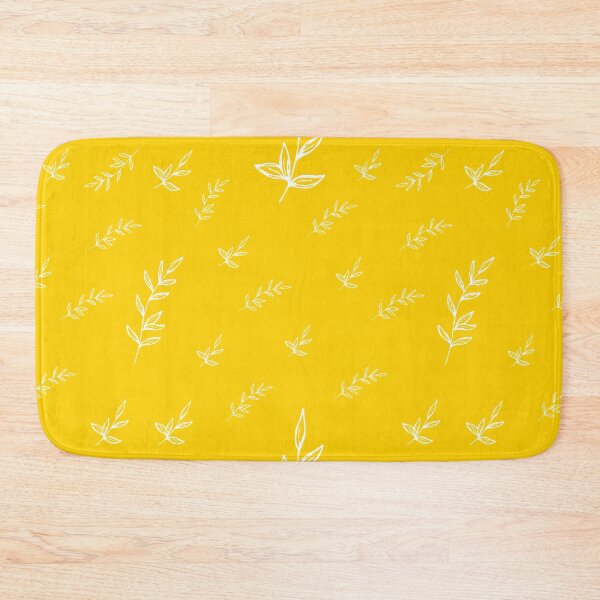Item preview, Yellow and White Leaves pattern designed and sold by creativiteemom.