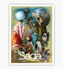 Saga comic Characters geek Sticker