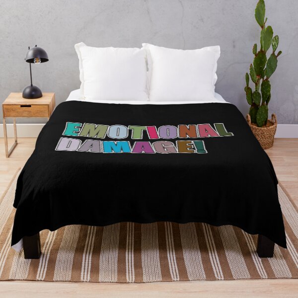 Item preview, Emotional Damage Multicolor Zigzag Text designed and sold by RaybenMedia.
