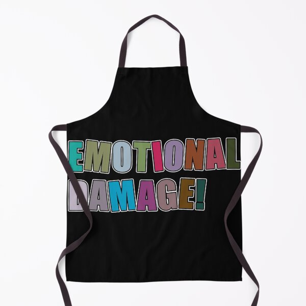 Item preview, Emotional Damage Multicolor Zigzag Text designed and sold by RaybenMedia.