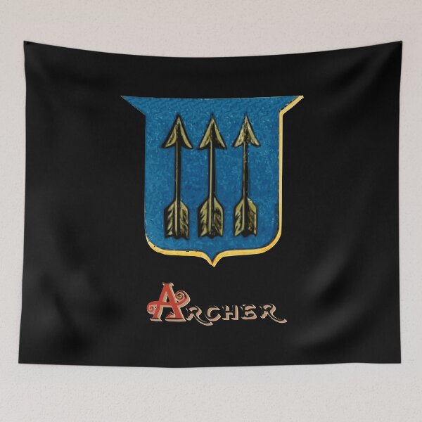 Item preview, Archer Family Coat of Arms designed and sold by Heraldica.