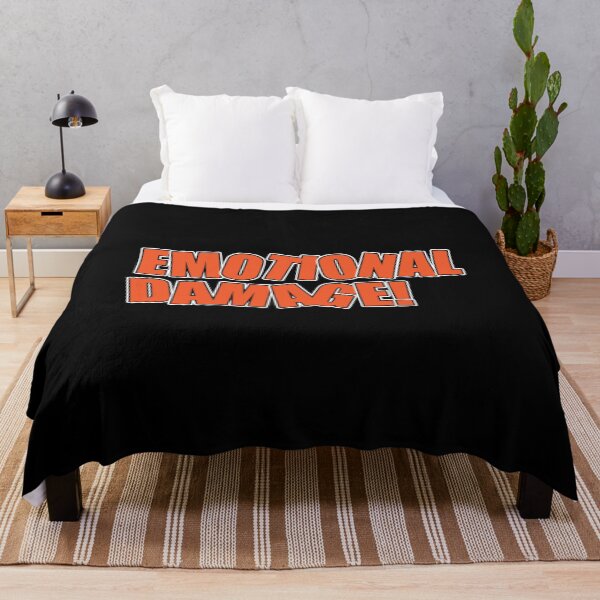 Item preview, Emotional Damage Orange Zigzag Text designed and sold by RaybenMedia.