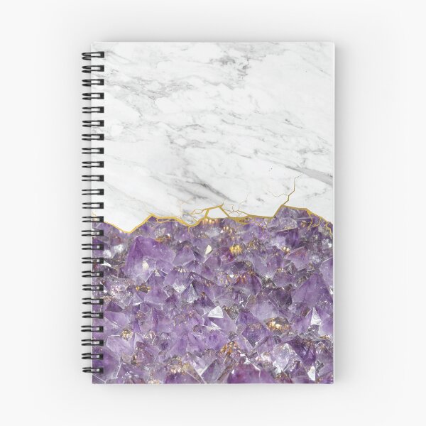 Item preview, White Marble and Amethyst  designed and sold by BanksyNB.