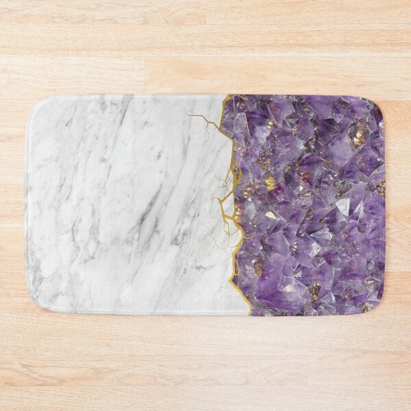 Item preview, White Marble and Amethyst  designed and sold by BanksyNB.
