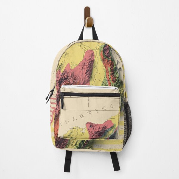 Item preview, 1943 Colombia Geological Relief Map 3D digitally-rendered designed and sold by ThinkAboutMaps.
