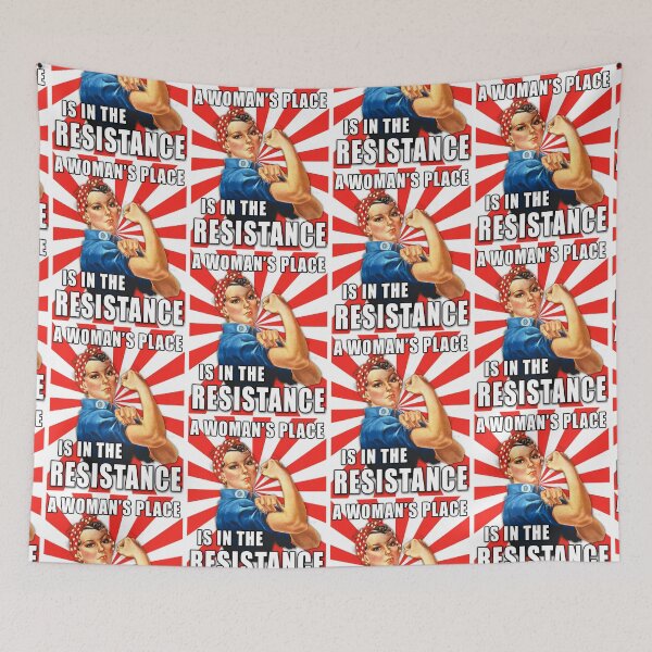 Item preview, A Woman's Place is in the Resistance designed and sold by LoveAndDefiance.