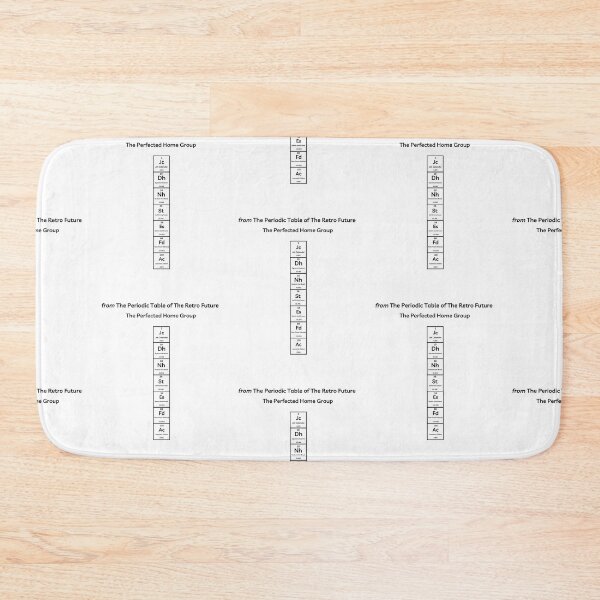 Item preview, Funny Periodic Table – Retro Future Home – ATOMIC! designed and sold by Ferocious-Pear.