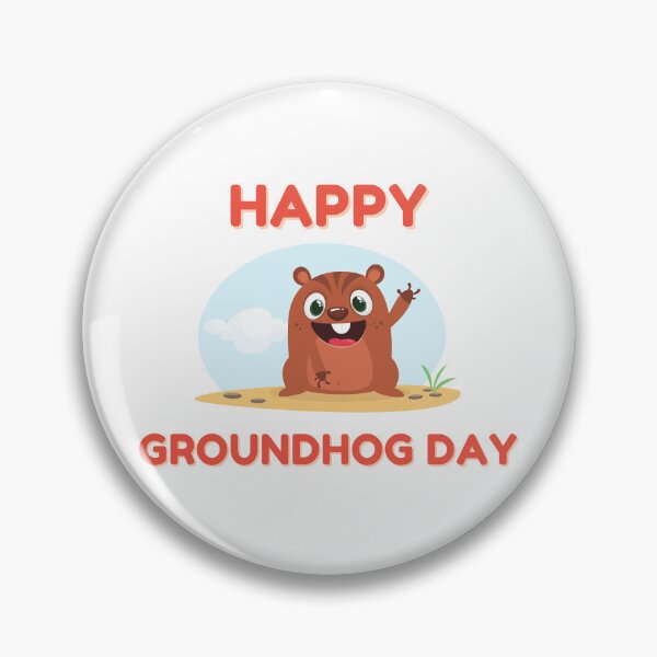 Item preview, Cute Happy Groundhog Day designed and sold by KryptonianBoy.