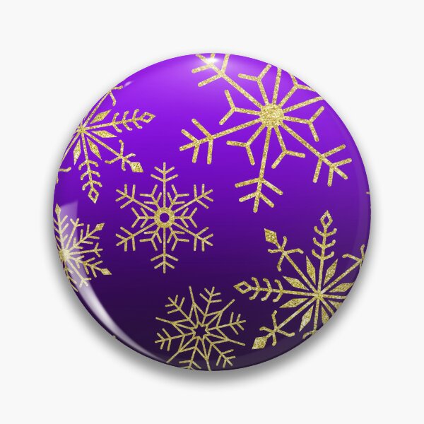 Item preview, Purple gradient with gold snowflakes designed and sold by SparkyMae.